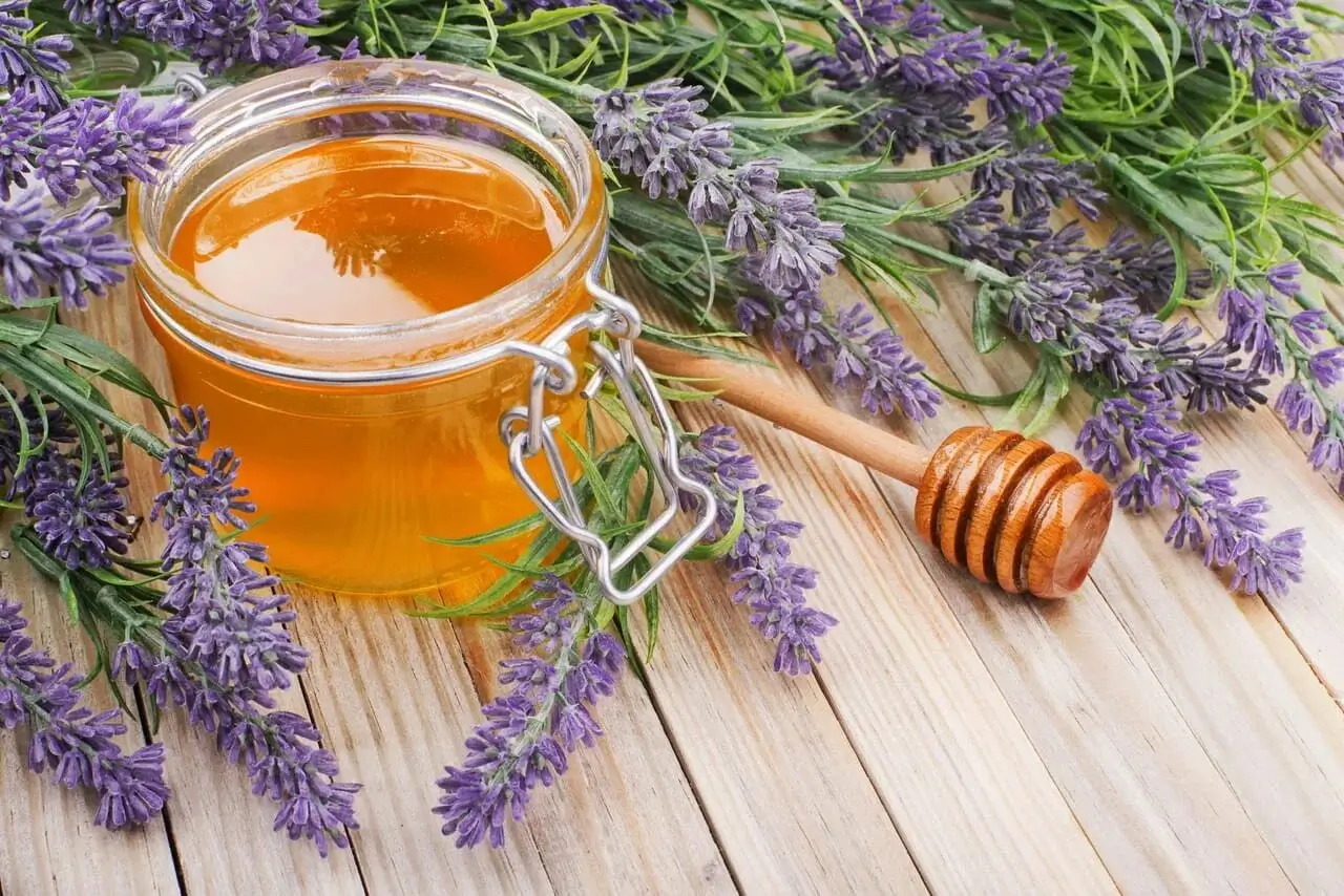 Jar of premium Lavender Honey